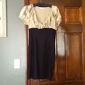 Gold and Black Dress